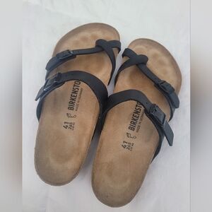 Birkenstock Sandals Black 10 size 41 Mayari